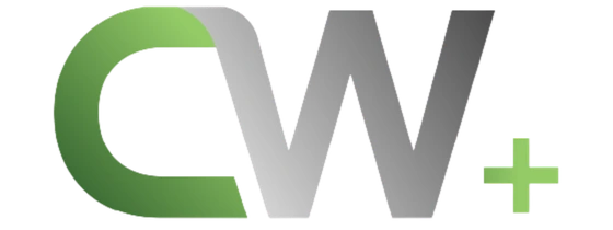 Cabinet World Plus Green Logo Shortened