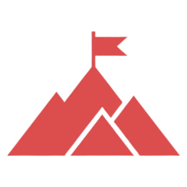 Mountain With Flag Ontop Icon (1)
